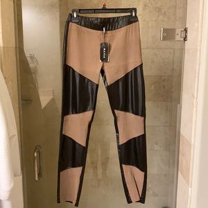 Black Pleather Leggings